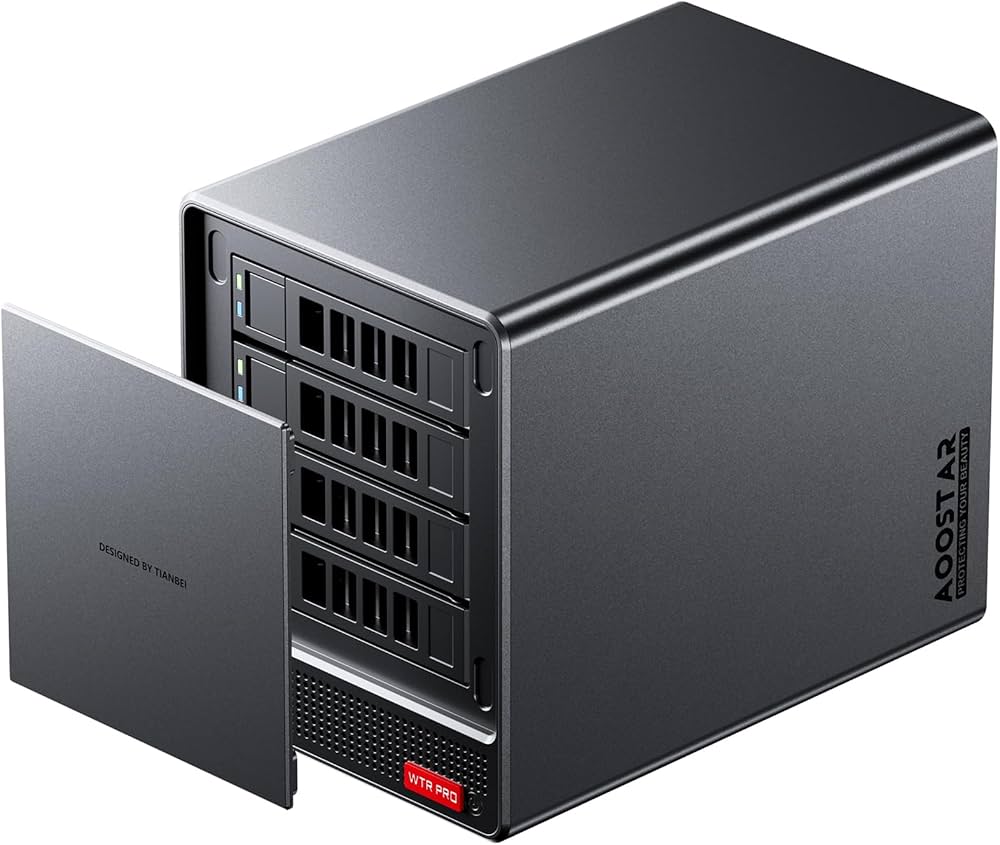 外付けハードディスク・ドライブ AOOSTAR WTR PRO 16TB NAS 外付けハードディスク・ドライブ AOOSTAR WTR PRO 16TB NAS 外付け